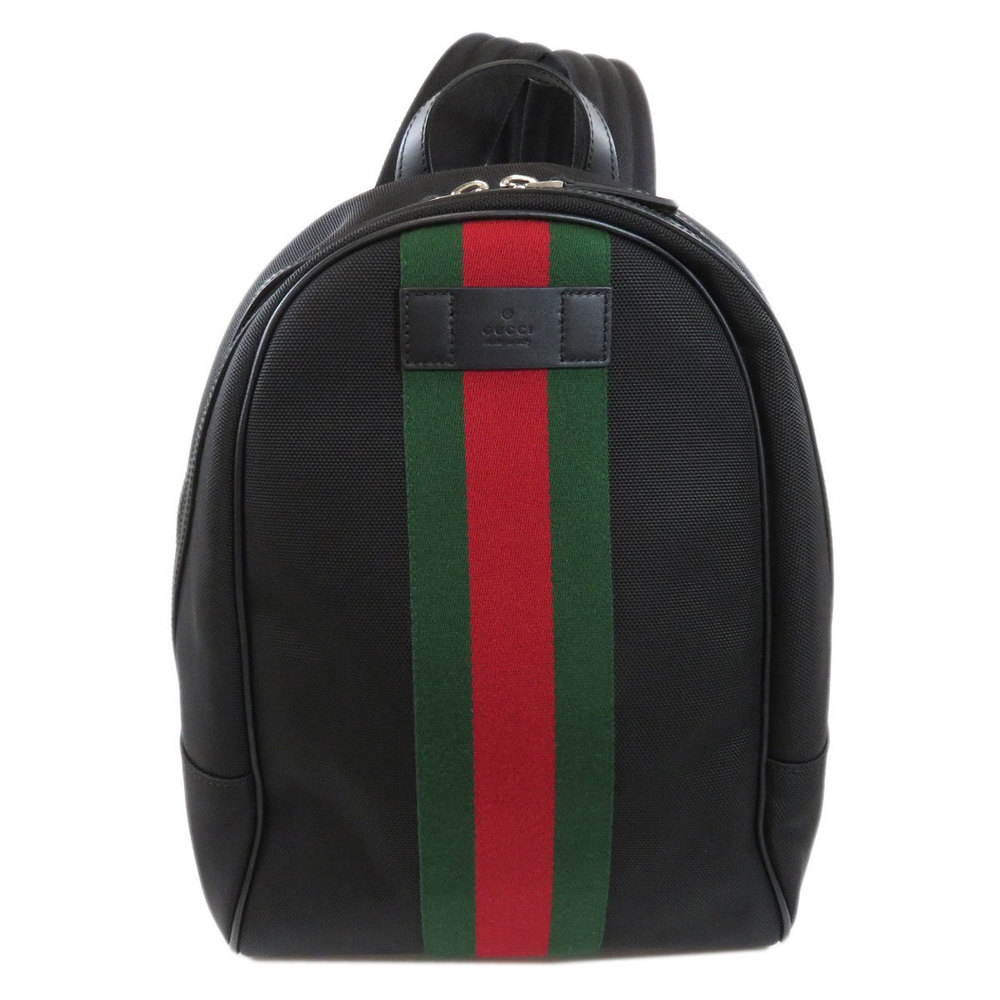 Gucci Sherry Line Outlet Backpack Daypack Canvas Women's